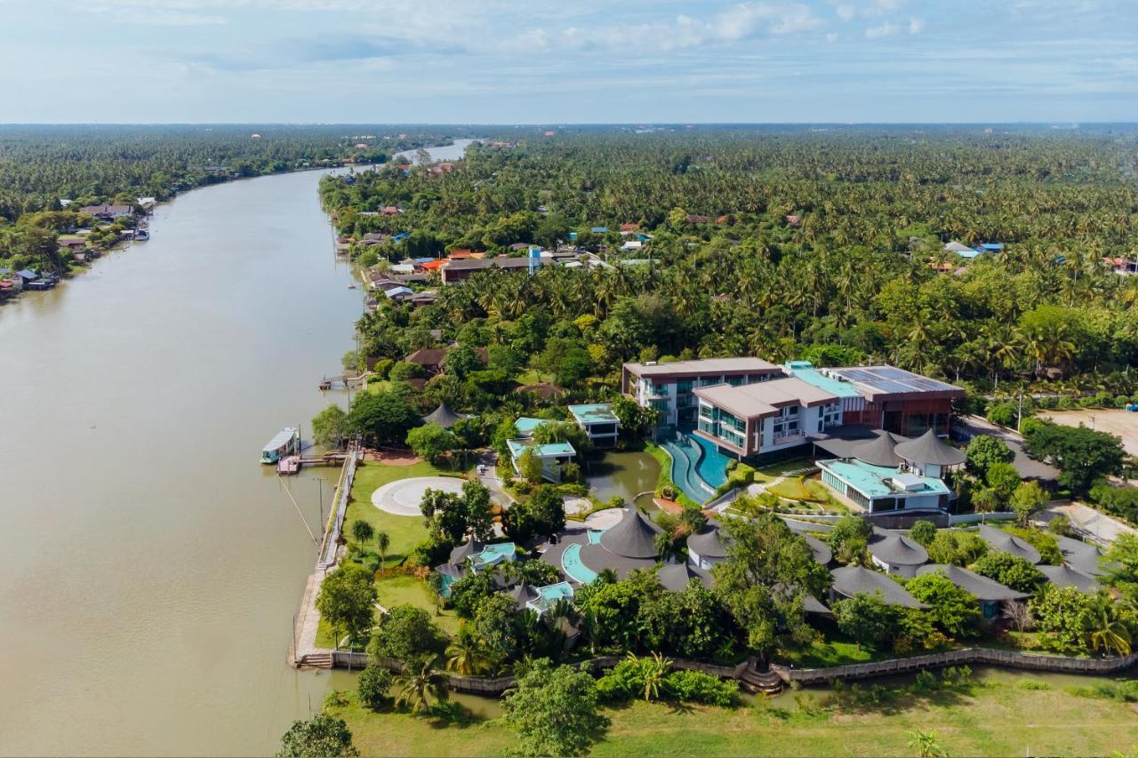 Na Tree Tara Riverside Resort Amphawa Damnoensaduak Eksteriør billede