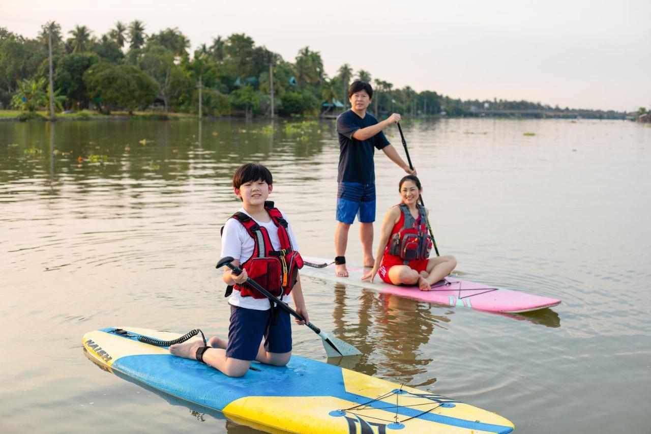Na Tree Tara Riverside Resort Amphawa Damnoensaduak Eksteriør billede