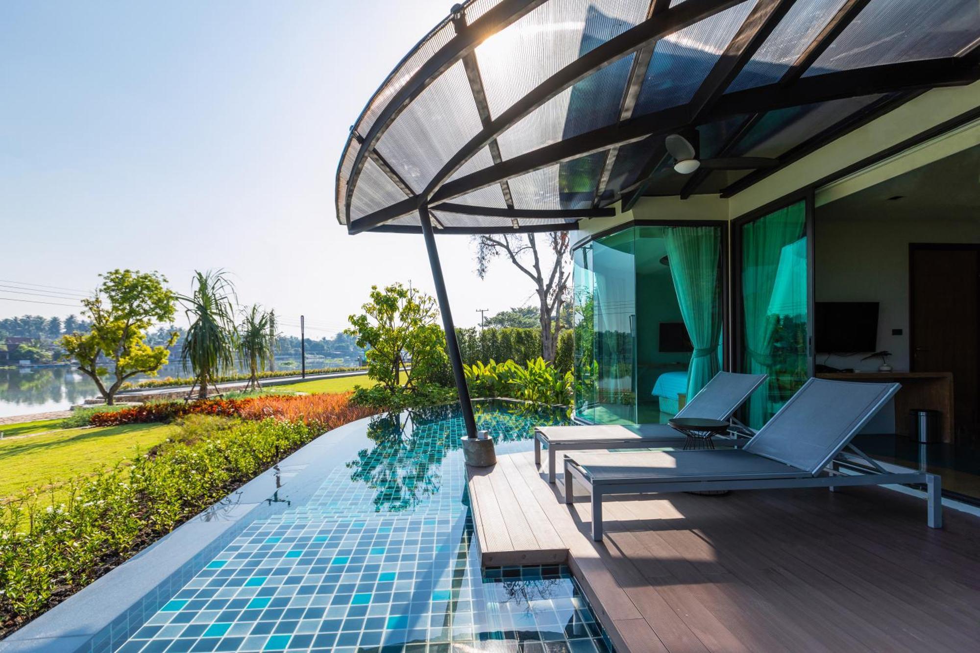 Na Tree Tara Riverside Resort Amphawa Damnoensaduak Værelse billede